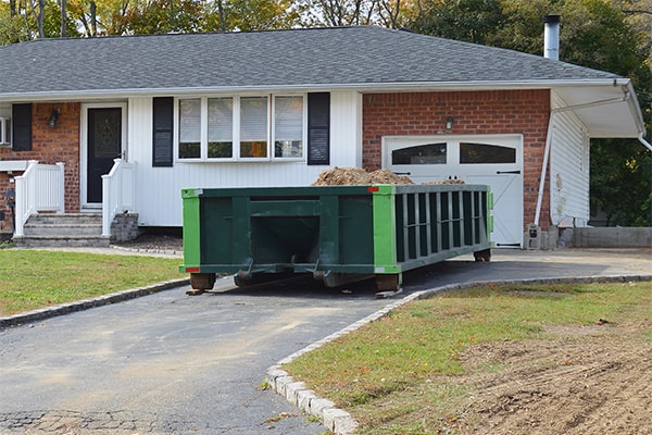 the maximum rental period for a residential dumpster is two weeks